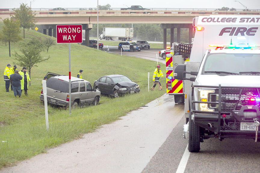 Collision closes Harvey Road exit